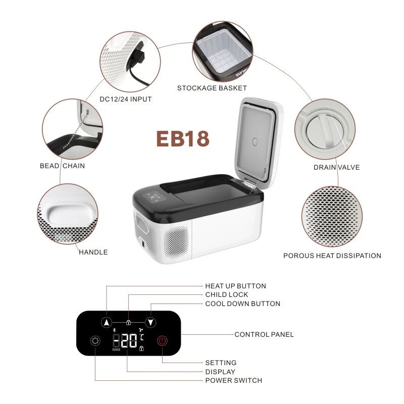 portable refrigerator cooler details